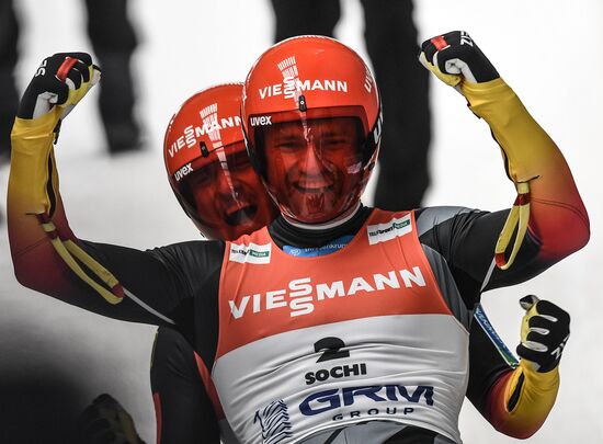 Russia Luge Worlds Doubles