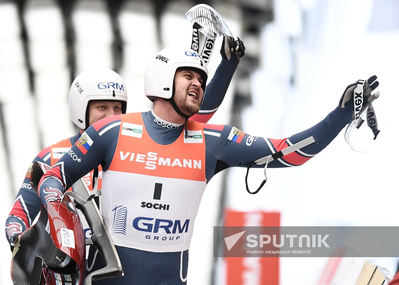 Russia Luge Worlds Doubles