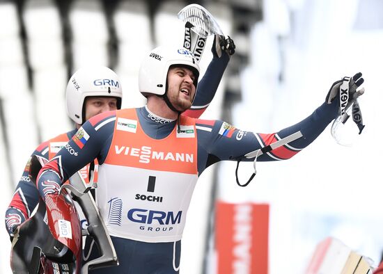 Russia Luge Worlds Doubles