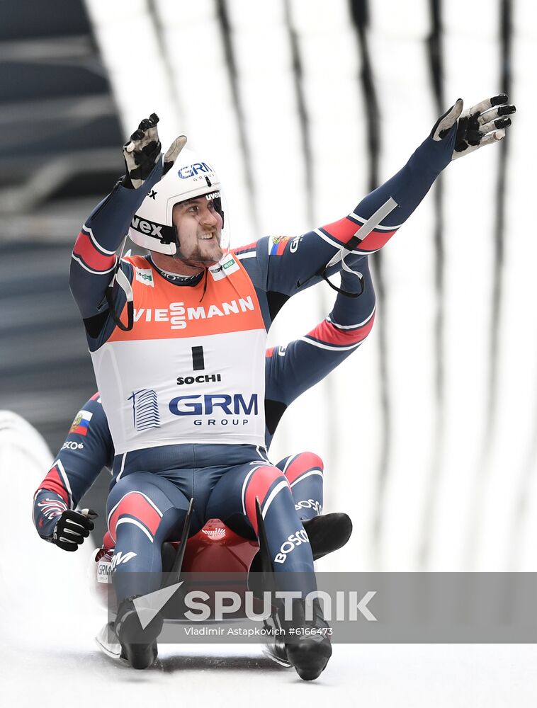 Russia Luge Worlds Doubles