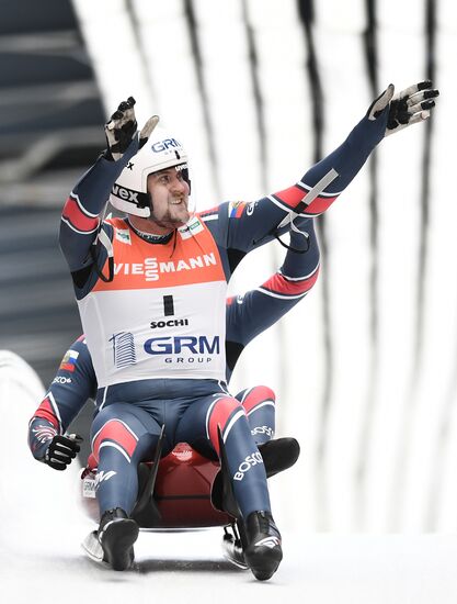 Russia Luge Worlds Doubles