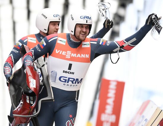 Russia Luge Worlds Doubles
