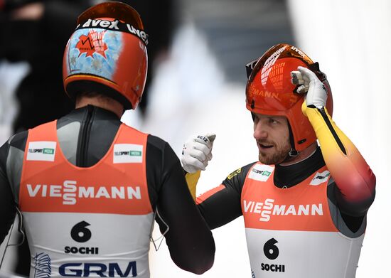Russia Luge Worlds Doubles