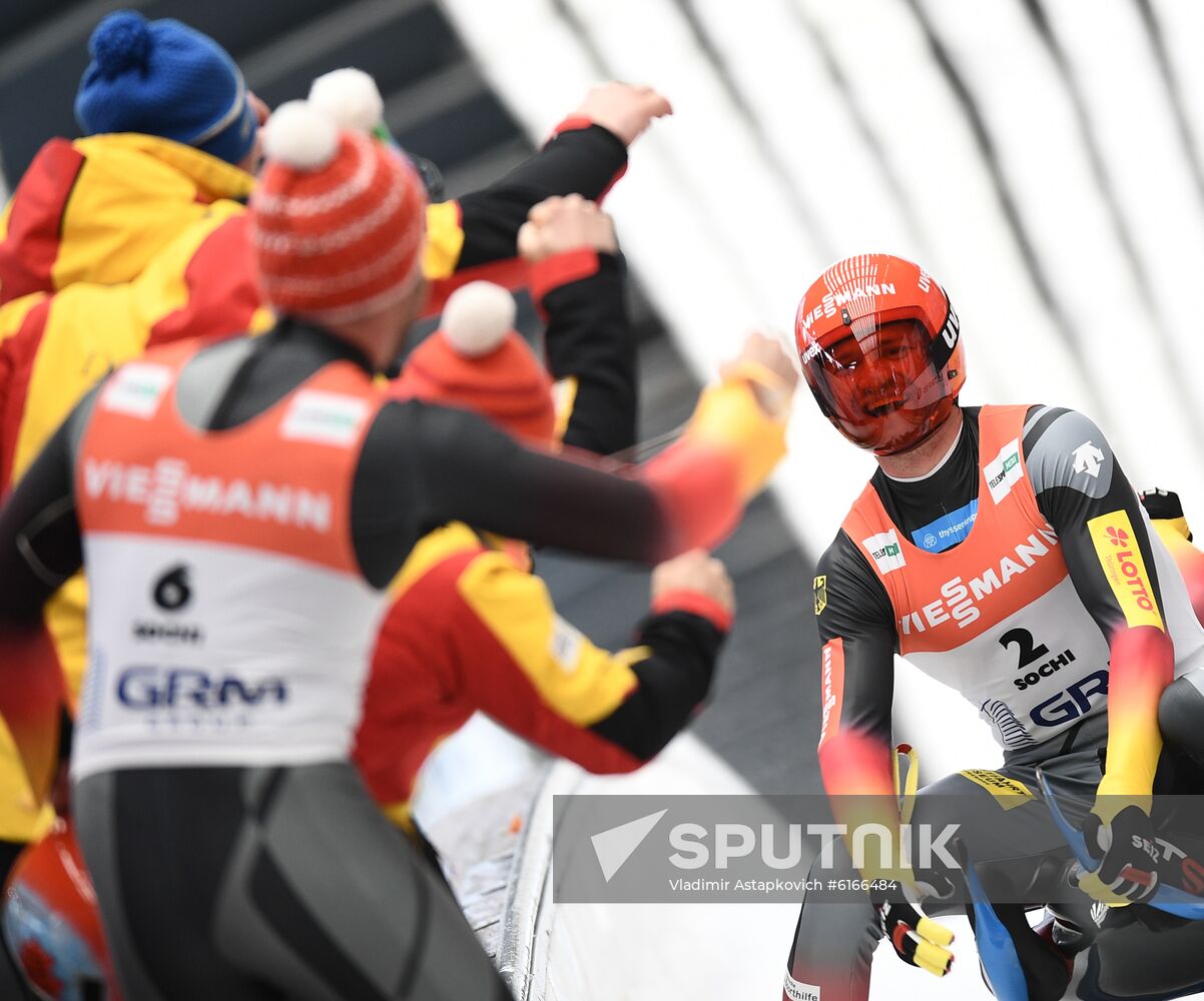 Russia Luge Worlds Doubles