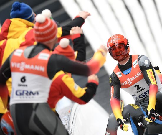 Russia Luge Worlds Doubles