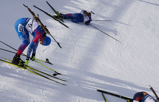 Italy Biathlon Worlds Men Sprint