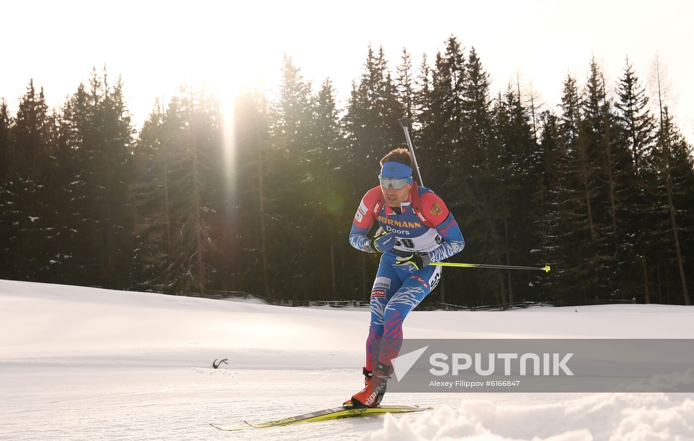 Italy Biathlon Worlds Men Sprint