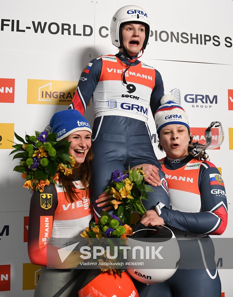 Russia Luge Worlds Women