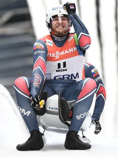 Russia Luge Worlds Doubles