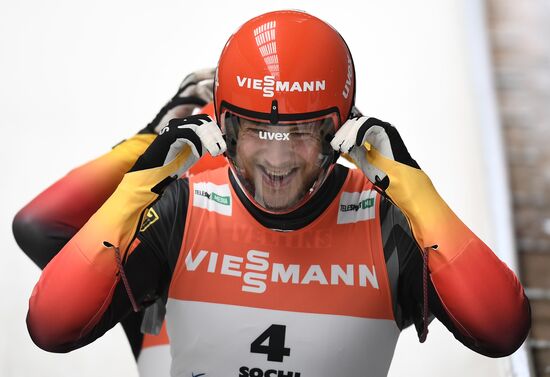 Russia Luge Worlds Doubles