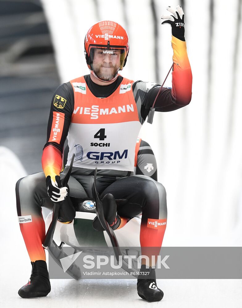 Russia Luge Worlds Doubles