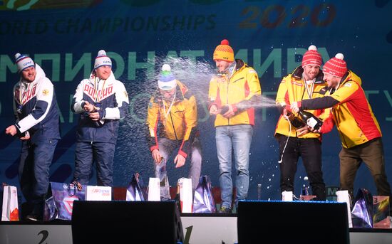 Russia Luge Worlds Doubles