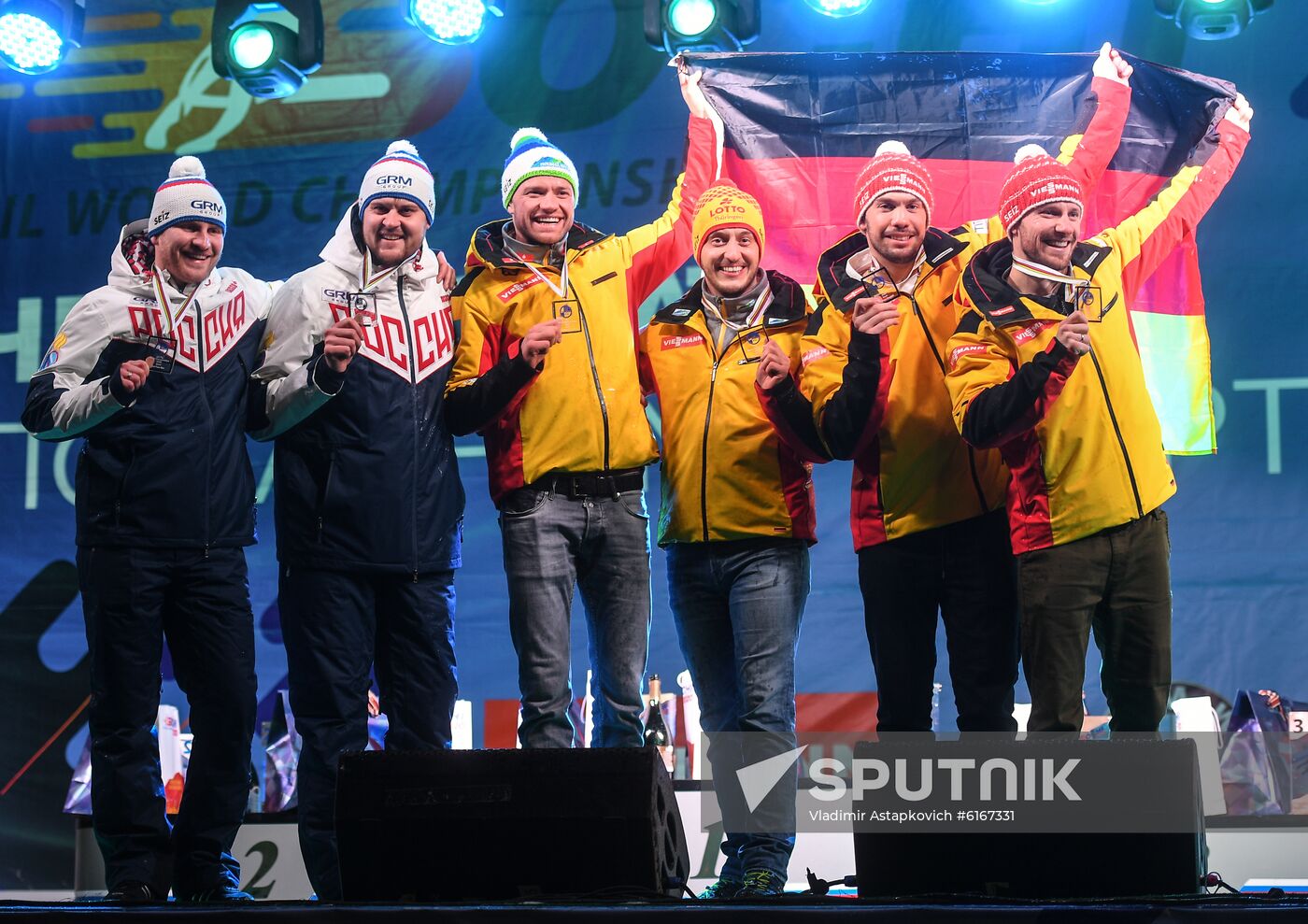 Russia Luge Worlds Doubles