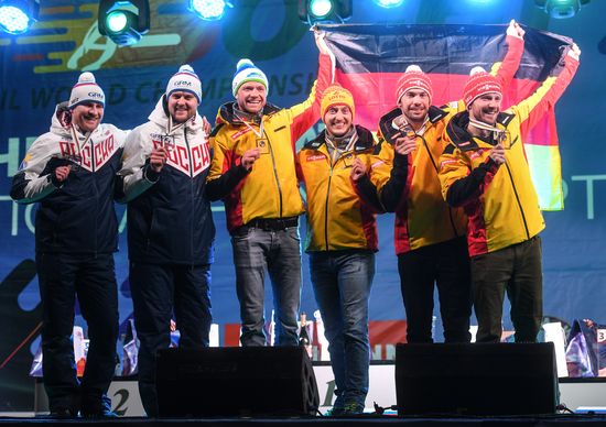 Russia Luge Worlds Doubles