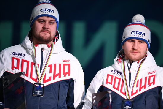 Russia Luge Worlds Doubles