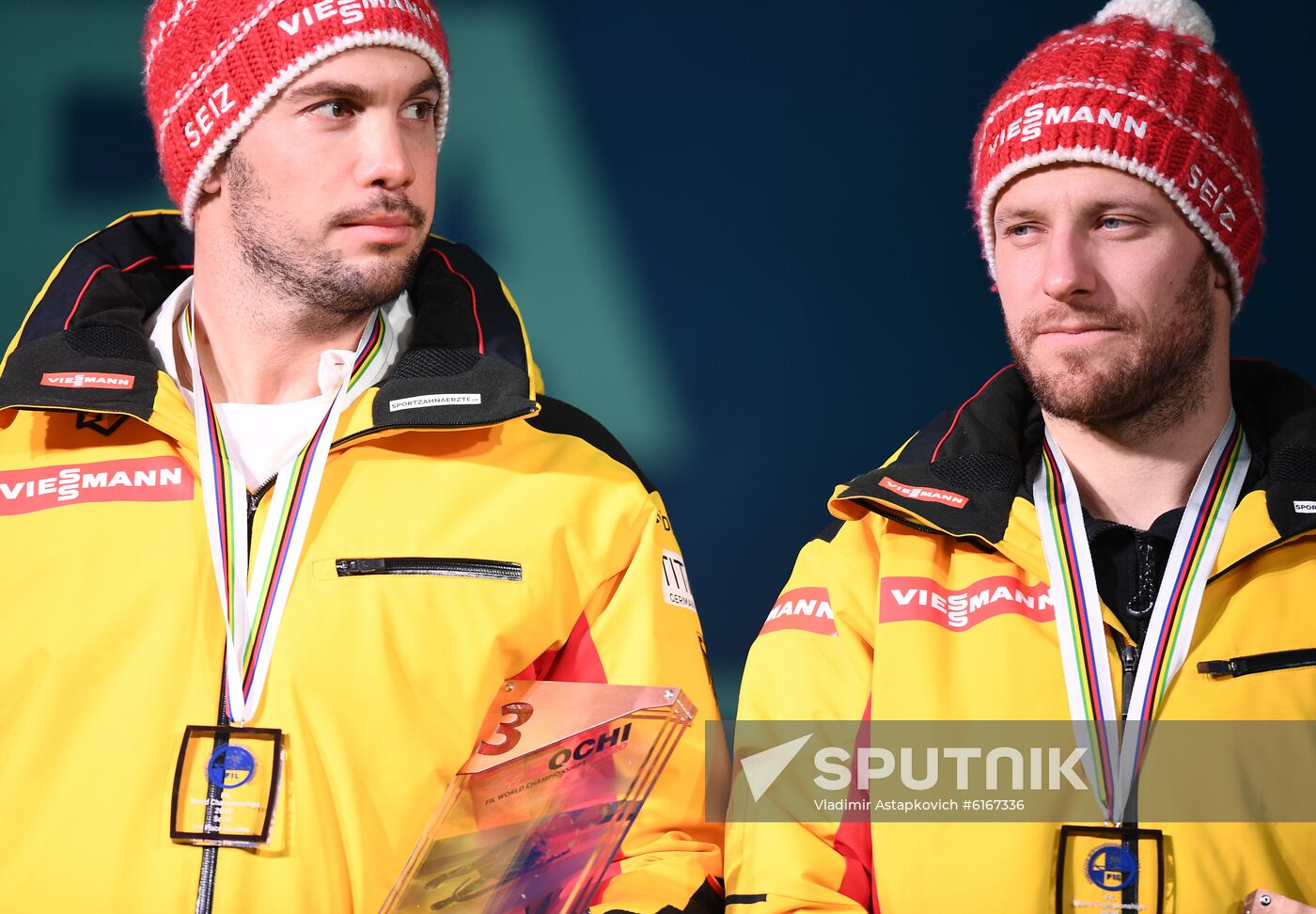 Russia Luge Worlds Doubles