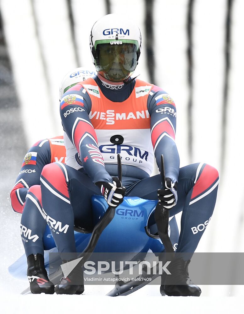 Russia Luge Worlds Doubles