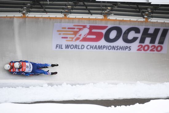 Russia Luge Worlds Doubles