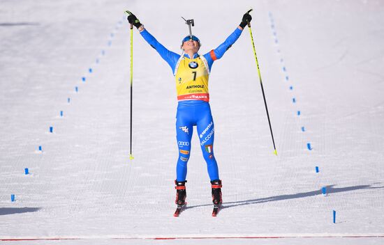 Italy Biathlon Worlds Women Pursuit