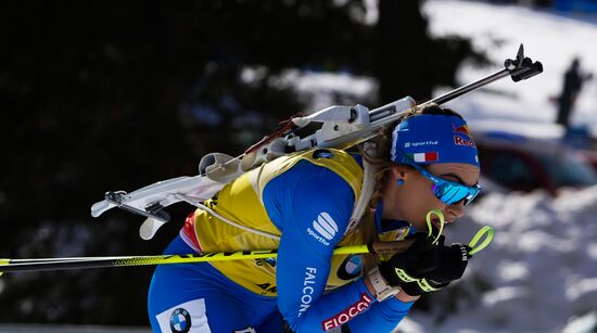 Italy Biathlon Worlds Women Pursuit
