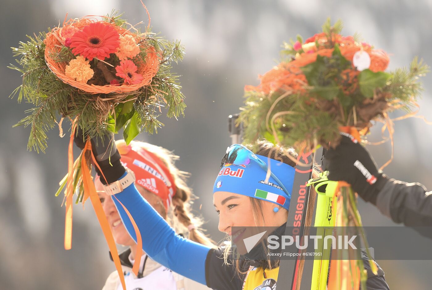 Italy Biathlon Worlds Women Pursuit