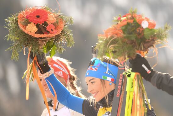 Italy Biathlon Worlds Women Pursuit
