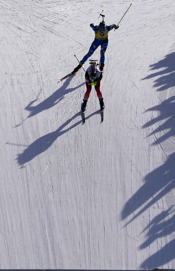 Italy Biathlon Worlds Women Pursuit