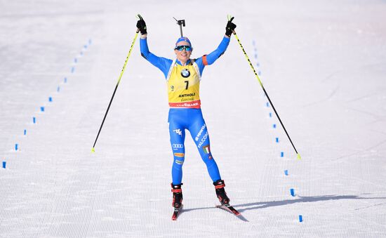 Italy Biathlon Worlds Women Pursuit