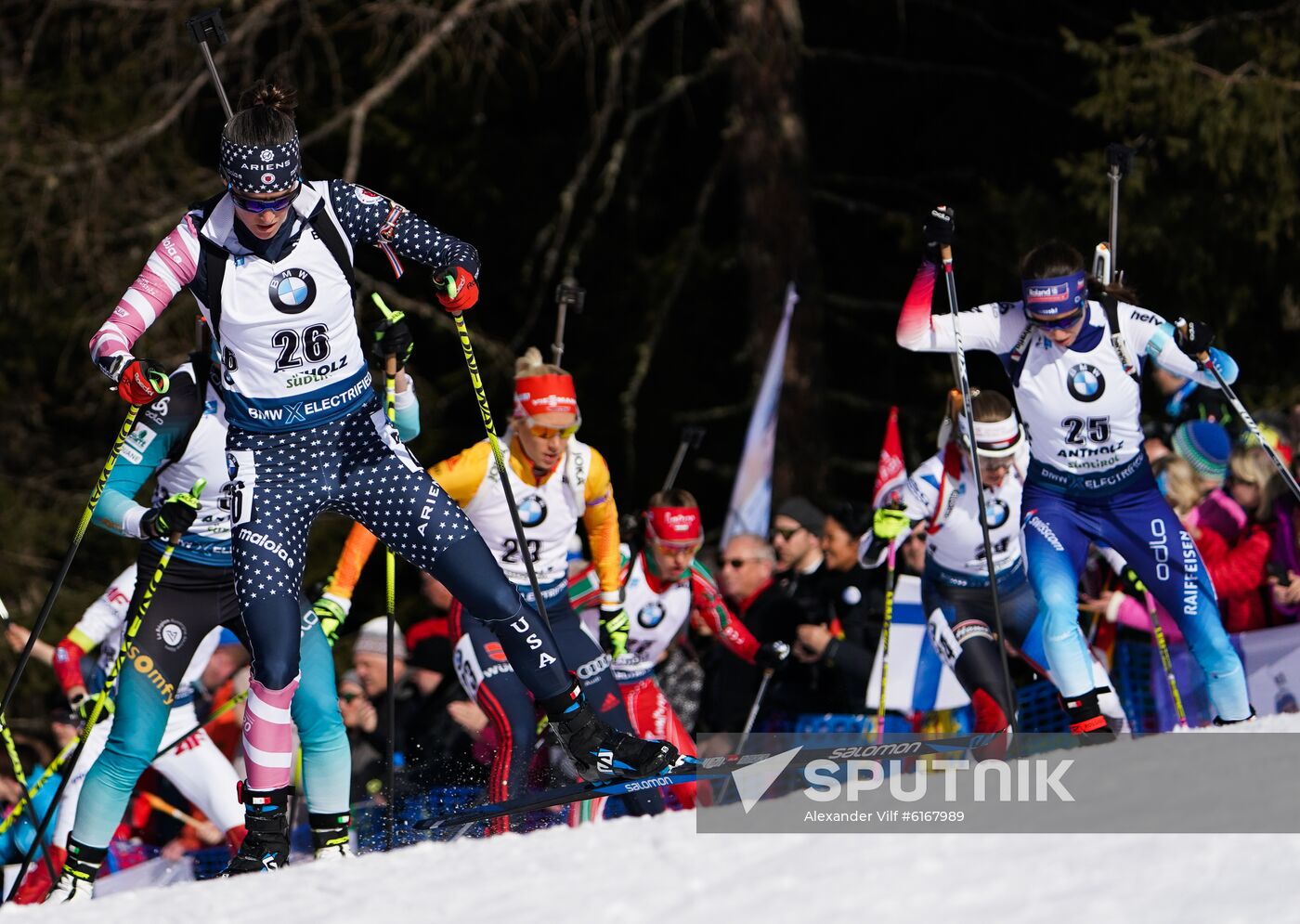 Italy Biathlon Worlds Women Pursuit