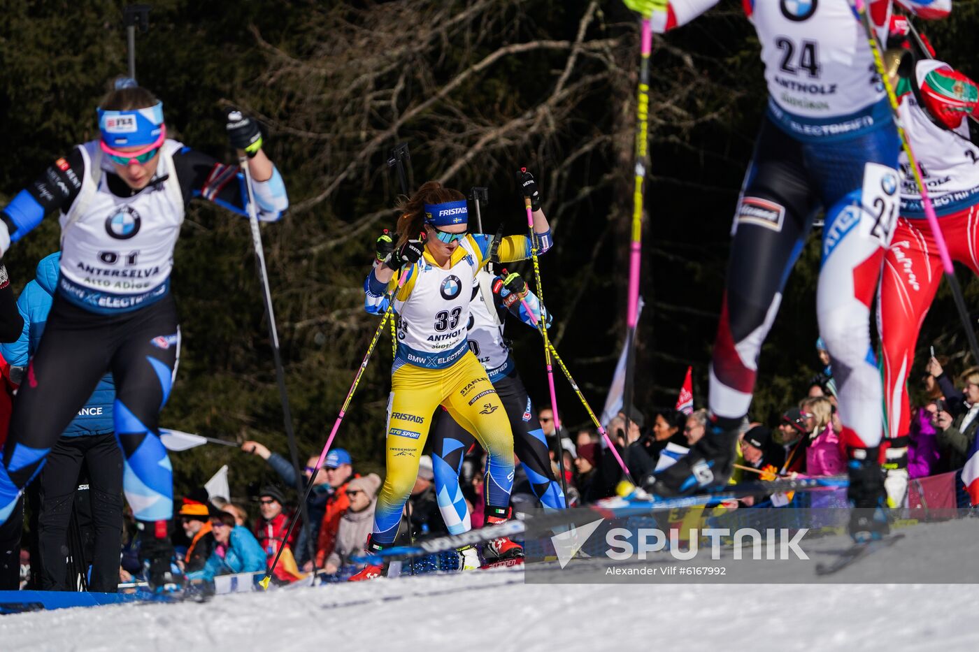 Italy Biathlon Worlds Women Pursuit