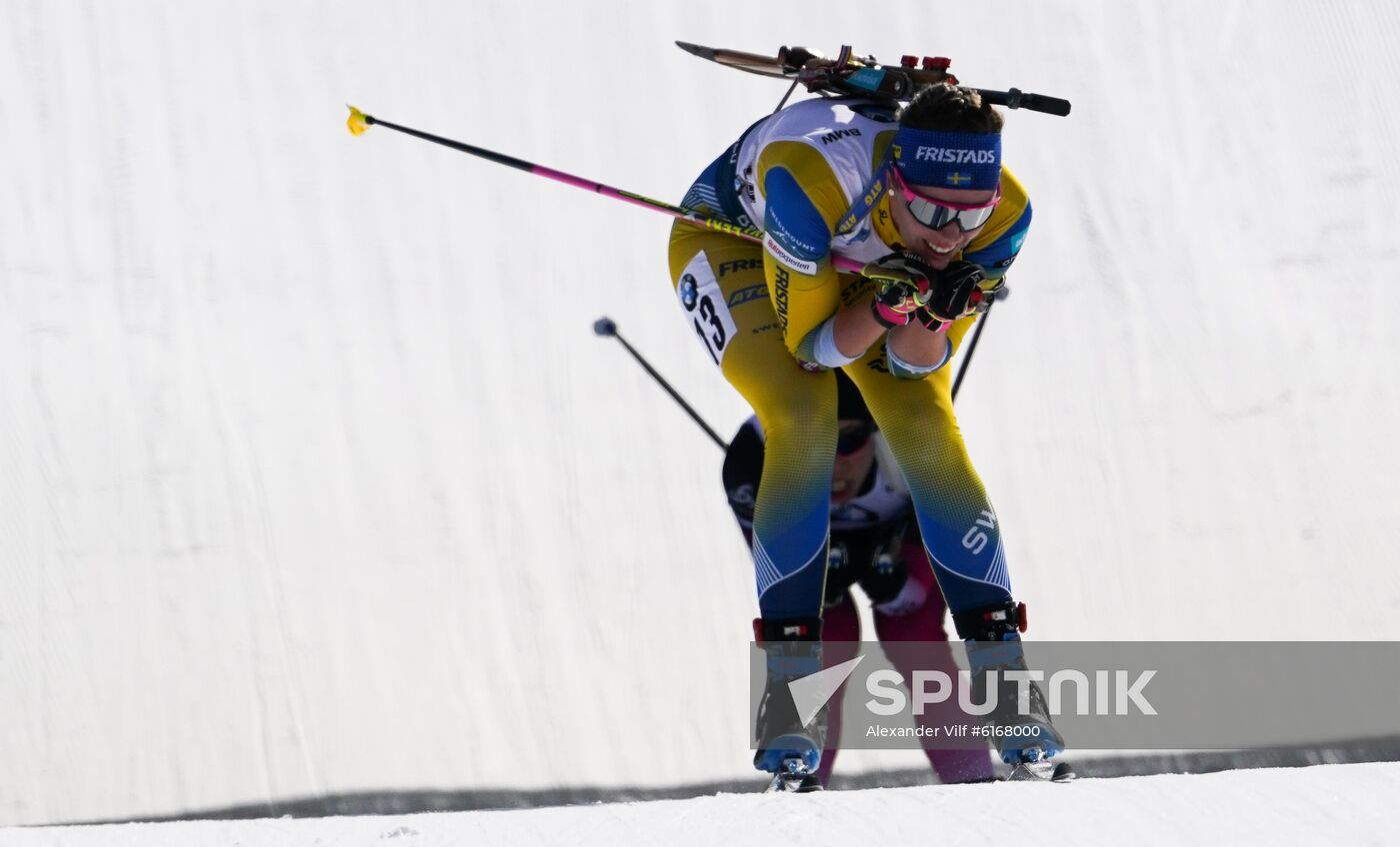 Italy Biathlon Worlds Women Pursuit