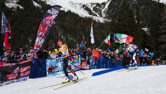 Italy Biathlon Worlds Women Pursuit