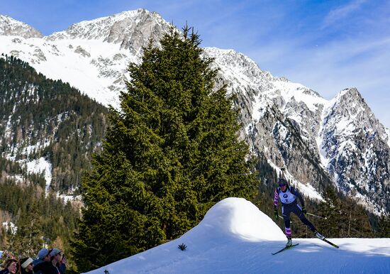 Italy Biathlon Worlds Women Pursuit