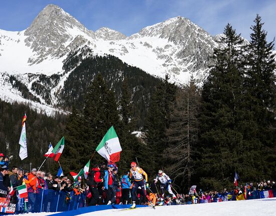 Italy Biathlon Worlds Women Pursuit