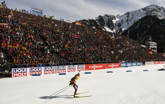 Italy Biathlon Worlds Women Pursuit
