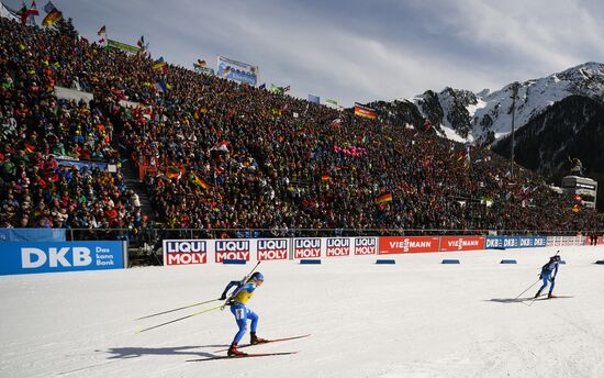 Italy Biathlon Worlds Women Pursuit