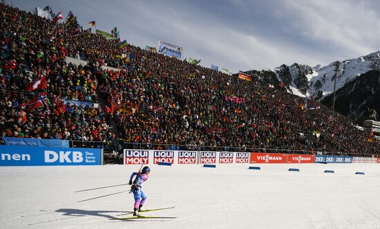 Italy Biathlon Worlds Women Pursuit