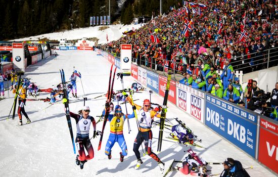 Italy Biathlon Worlds Women Pursuit