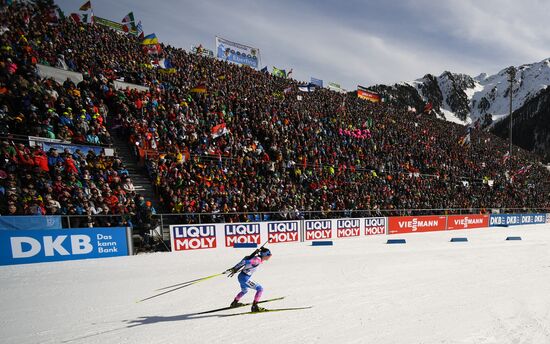 Italy Biathlon Worlds Women Pursuit