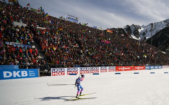Italy Biathlon Worlds Women Pursuit