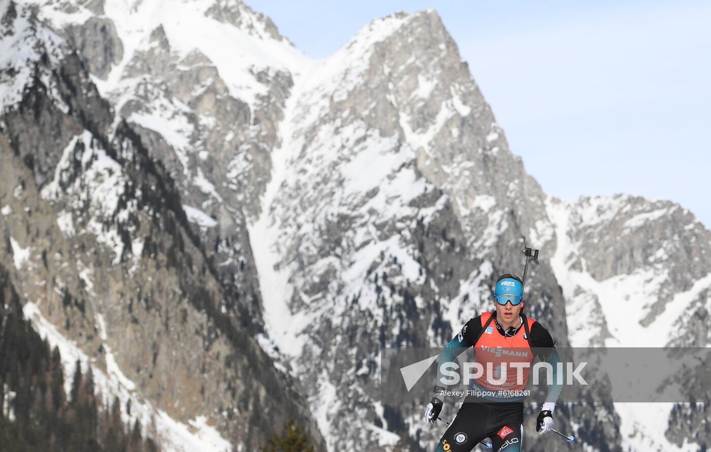 Italy Biathlon Worlds Men Pursuit