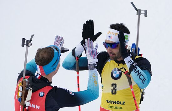 Italy Biathlon Worlds Men Pursuit