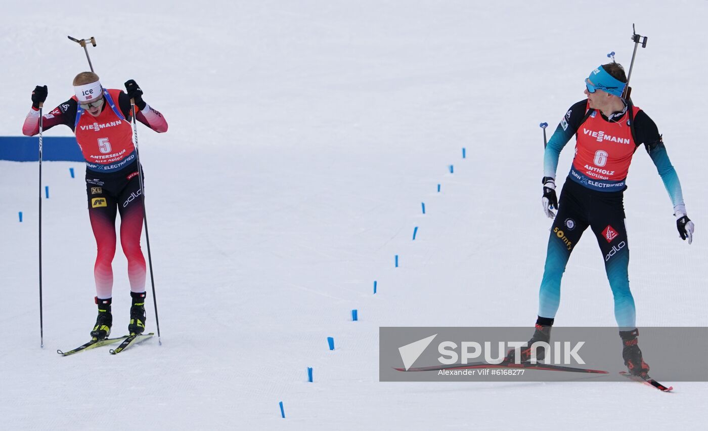 Italy Biathlon Worlds Men Pursuit