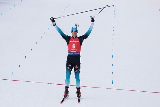 Italy Biathlon Worlds Men Pursuit