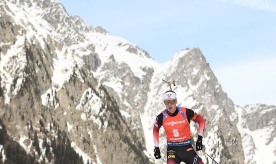 Italy Biathlon Worlds Men Pursuit