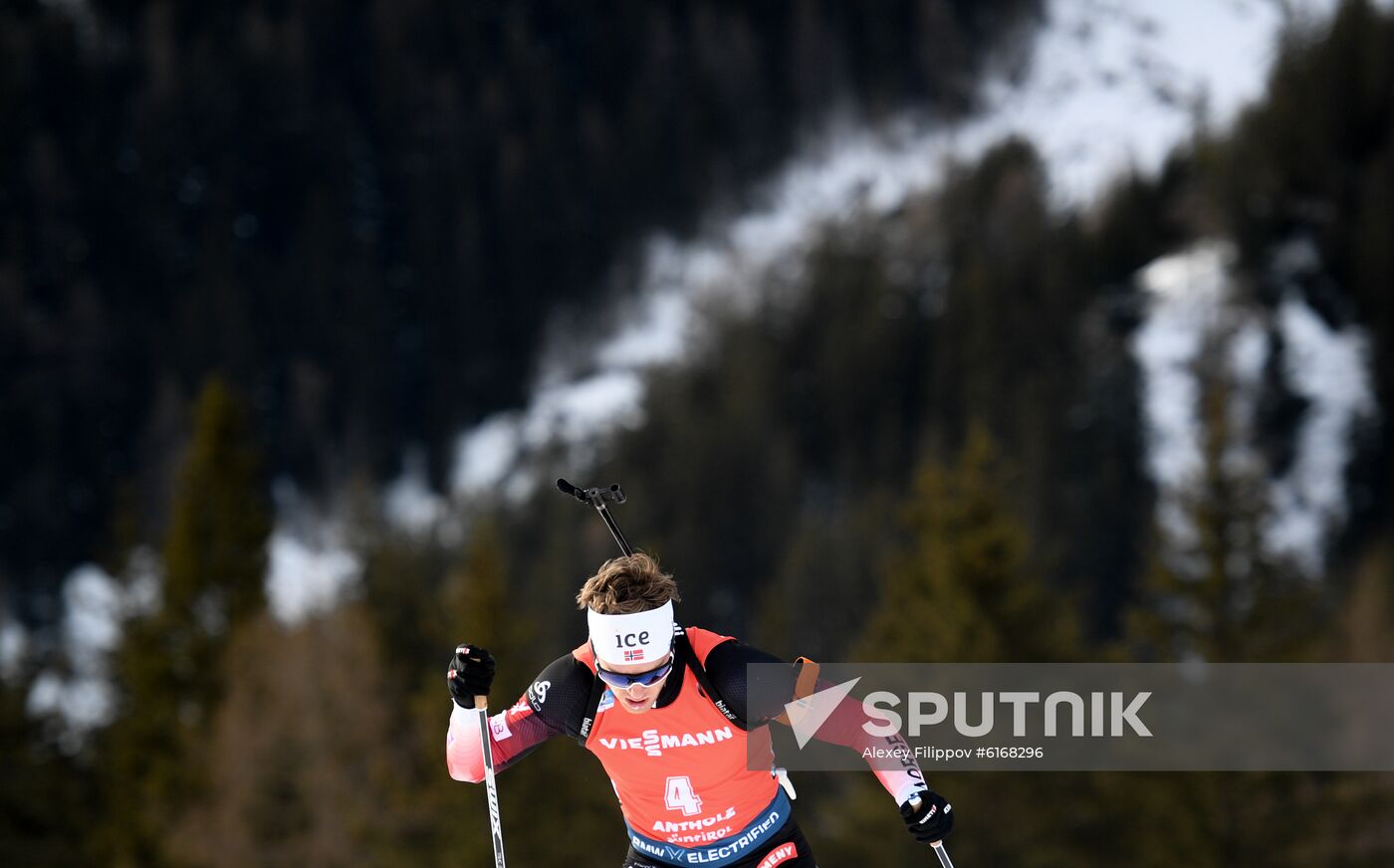 Italy Biathlon Worlds Men Pursuit