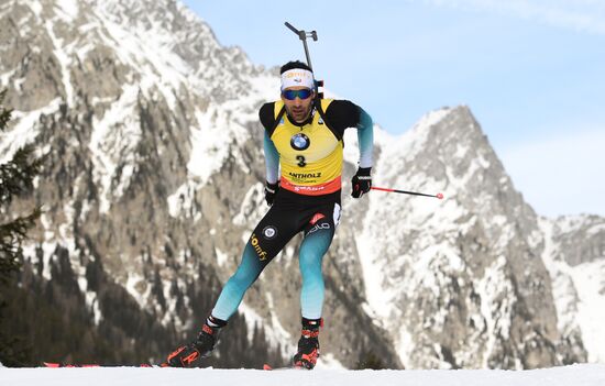 Italy Biathlon Worlds Men Pursuit