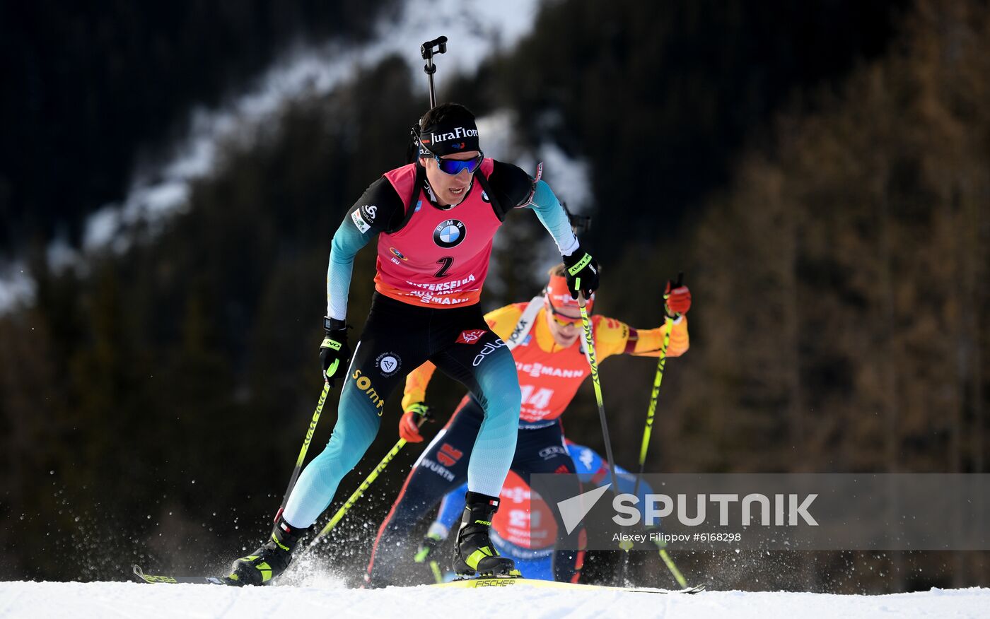 Italy Biathlon Worlds Men Pursuit