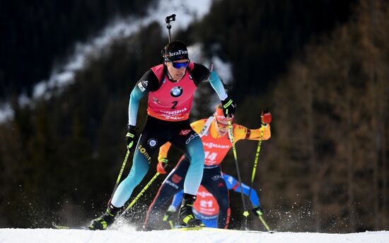 Italy Biathlon Worlds Men Pursuit