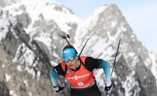 Italy Biathlon Worlds Men Pursuit